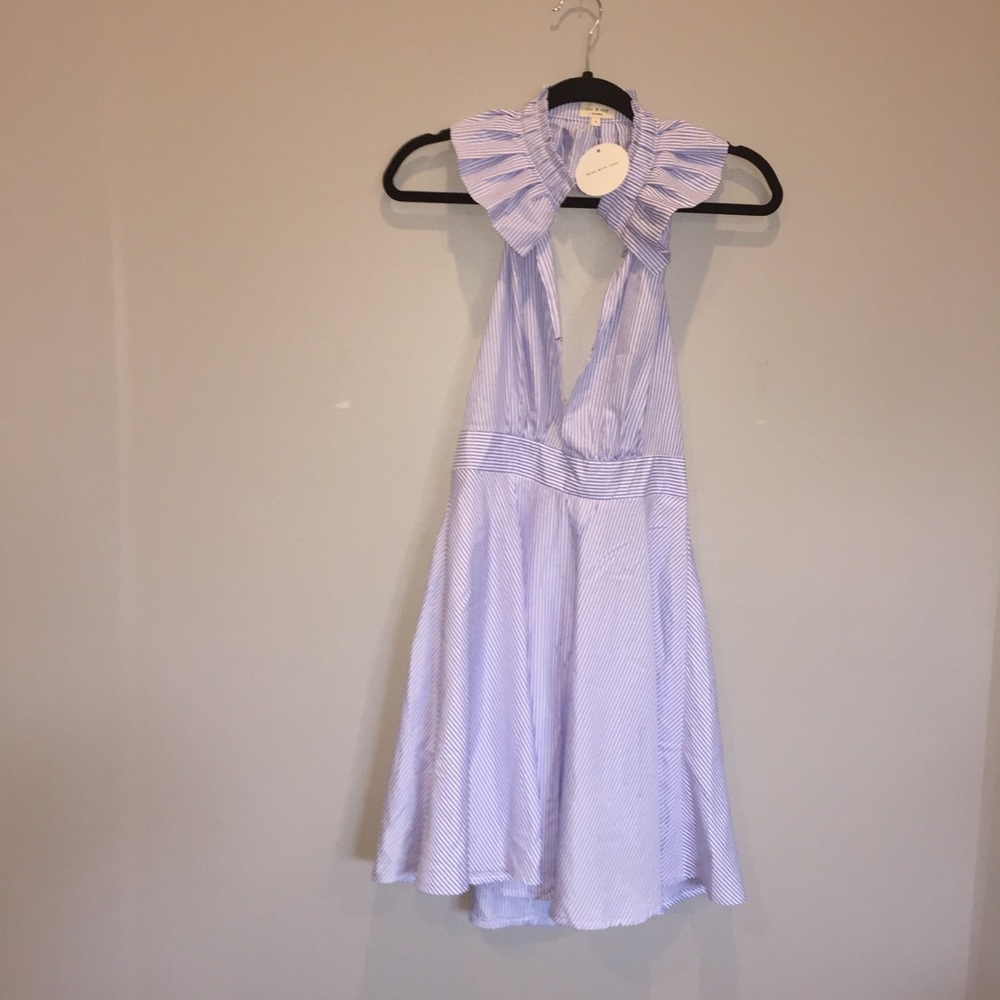 Blue tea n cup Los Angeles dress NWT size S